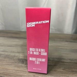 Generation Skin Quick Fix N Chill 2-In-1 Mask & Scrub Masque Exfoliant 1.7 fl oz